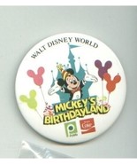 5 different WALT DISNEY WORLD pinback buttons SWAN HOTEL/Mickey&#39;s Birthd... - £8.65 GBP