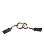 18k Rose Gold With Rubber Baraka Italian Made His &amp; Hers Matching Weddin... - $20,941.60 MXN
