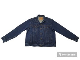 Levi Strauss Size 46 XL Dark Blue Jean Jacket 70506-0216 USA 4 Pocket VTG 1994  - £94.95 GBP