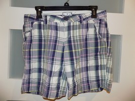 American Eagle Outfitters Plaid Multi Color Board Shorts Size 6 Women&#39;s - £14.50 GBP