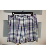 American Eagle Outfitters Plaid Multi Color Board Shorts Size 6 Women&#39;s - $18.80