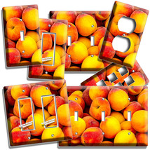 Ripe Peaches Light Switch Outlet Wall Plate Kitchen Pantry Home Fruit Room Decor - £9.10 GBP+