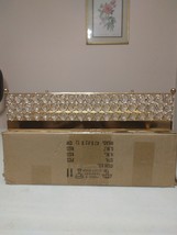 New Faux Crystal Design Gold Home Vanity Tray - Makeup, Jewelry, Perfume Holder - $25.00