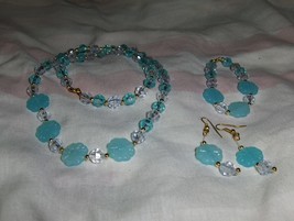 &quot;Flowers &amp; Beads&quot; 3 piece sets - $7.00
