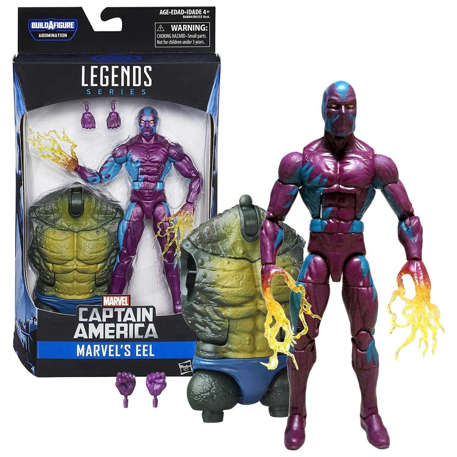 Marvel Year 2015 Legends Abomination Series 6-1/2 Inch Tall Figure EEL with Extr - $41.99