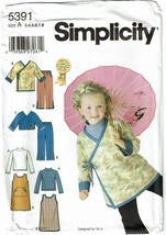 Simplicity Sewing Pattern 5391 Pants Jumper Coat Jacket Top Girls 3-8 - £10.03 GBP