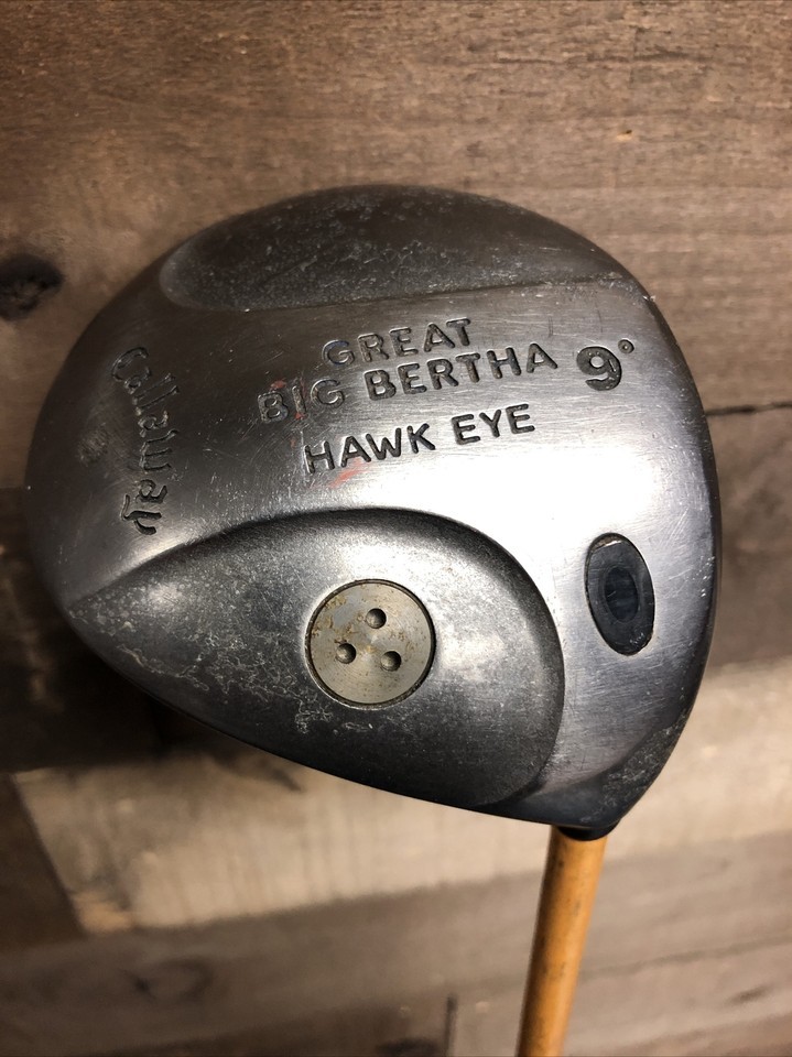 USED RH Mens Callaway Great Big Bertha Hawkeye Driver 9° Regular Flex 57... - $39.17