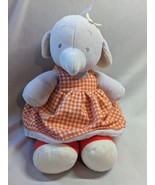 2002 Gund Sally Hunter Humphreys Corner Lottie Orange Dress Elephant Plu... - $75.00