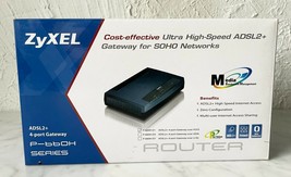 Zyxel Router P-660H-D1 Ultra High-Speed ADSL2+ 4-Port Gateway in Box - $28.45