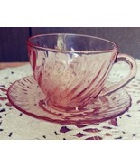 Arcoroc France Rosaline Cup and Saucer