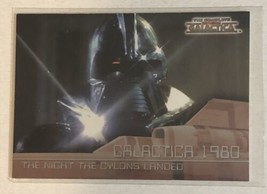 Galactica 1980 Trading Card #G15 The Night The Cylons Landed - £1.50 GBP