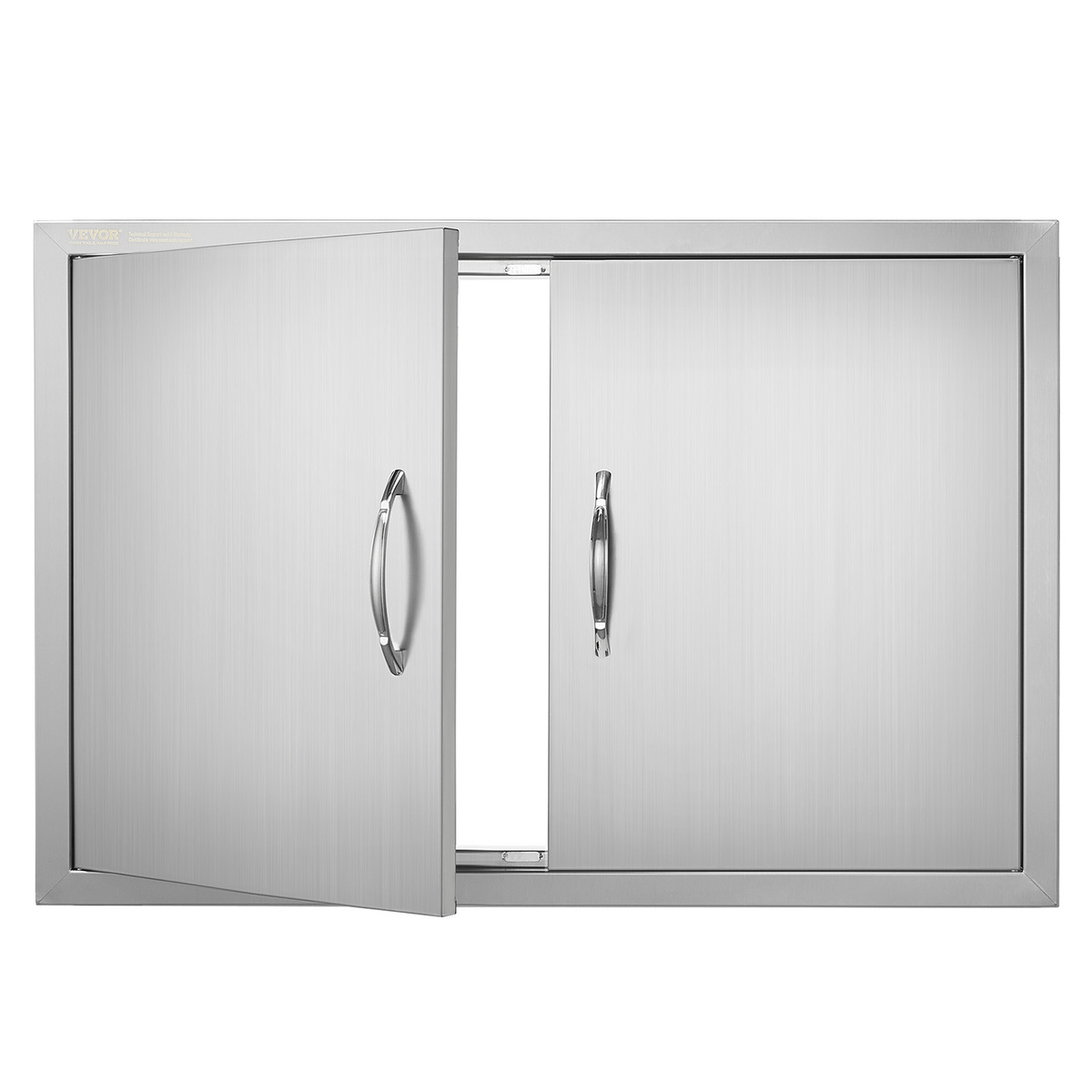 VEVOR BBQ Access Door, 33W x 22H in, 2 Outdoor Kitchen Door,  Flush Moun... - $77.99