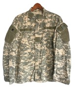 US Army Jacket Mens Size M Long Green Digital Camo Field Coat Combat Air... - $32.88 CAD