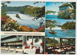 Restaurant Schlössli Wörth am Rheinfall Vintage Postcard Unposted Dated 1974 - £2.78 GBP