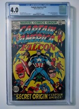 1972 Captain America 155 CGC 4.0, Marvel Comics 11/72:Origin of 1950&#39;s B... - £37.34 GBP