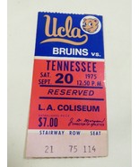 VTG 1975 UCLA Bruins vs Tennessee Football Ticket Sept 20 L.A. Coliseum ... - £14.24 GBP