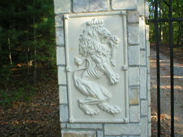 Giant Mold 19"x34"x2" Scottish Rampant Lion (Right Face) Wall Plaque, Fast Ship image 3