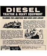 1959 Diesel Tractor Heavy Equipment Training Advertisement Farm Mining DWN7 - $367.32 MXN