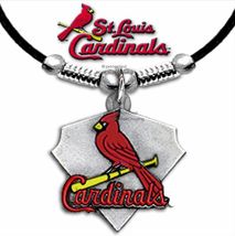 St Louis Cardinals Necklace Baseball Sports Jewelry Gift - Glove Ball Hot! La&#39; - $20.76