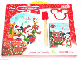 Disney Mickey Minnie Donald Pluto Plate Cookie Cutter Spatula Cookies for Santa  - $9.95