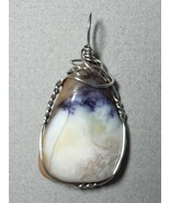 Tiffany Stone Pendant Wire Wrapped .925 Sterling Silver by Jemel - £70.73 GBP