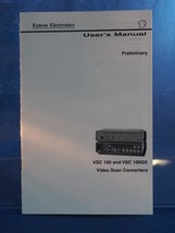 Extron Vídeo Scan Convertidores VSC 100 100GX Instrucciones Manual de Us... - £26.83 GBP