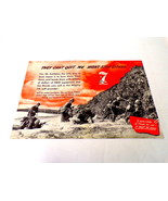 ORIGINAL Vintage 1945 Film Industry WWII 7th War Loan 12x18 Ad Poster  - £193.81 GBP