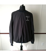 Slovak Club Golf League Embroidered Black Pull Over Jacket XL Made in USA - £15.12 GBP