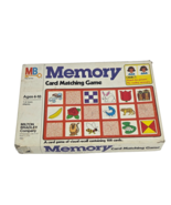 VINTAGE 1978 MILTON BRADLEY ORIGINAL MEMORY CARD MATCHING GAME 100% COMPLETE - $42.75