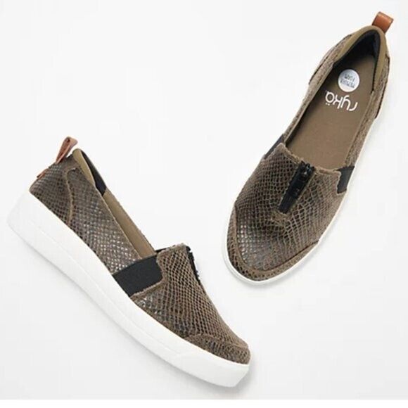 Ryka Dark Olive Green Snake Embossed Vivvi and similar items
