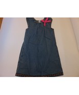Hanna Andersson denim Floral ribbon Dress 130 US 8 EUC - $15.85
