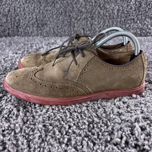 Polo Ralph Lauren Orrick Wingtip Shoes Mens 11 Long Brown Suede Brogue D... - $34.60