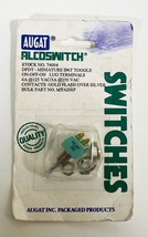 AUGAT ALCOSWITCH 77004 DPDT LOCKING TOGGLE SWITCH 6 AMPS (BRAND NEW) - $92.08 MXN