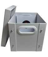 CheckOutStore White 7&quot; Vinyl Record 45 RPM Storage Box - $479.35 MXN+