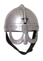 Medieval Knight Viking Helmet Polish Finish Battle Warrior Armor Helmet - £92.98 GBP