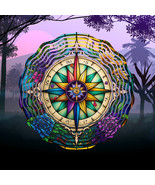 Beautiful Multi Color Compass Wind Spinner 10&quot; /w FREE Shipping - $34.30 CAD