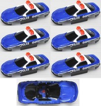 6pc 2005-06 TYCO Chevy Camaro &#39;97 Style HO Slot Car BODY LOT Gotham Police Dept! - £30.66 GBP