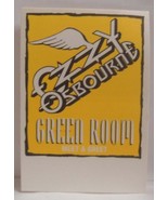 OZZY OSBOURNE - VINTAGE ORIGINAL CONCERT TOUR CLOTH BACKSTAGE PASS - $10.00