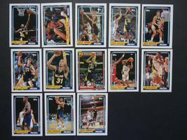 1992-93 Topps Indiana Pacers Team Set Of 13 Basketball Cards - £3.73 GBP