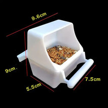 Hanging Bird Feeders for Cage Large Capacity Plastic Food Container 3X p... - £15.70 GBP