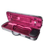Paititi 5001L Stylus Full Size Violin Case Grey with Combination Lock Pouch - $203.73 CAD