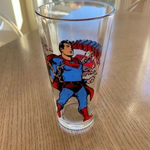 VTG Glass Drinkware Pepsi Collector&#39;s Series Superman DC Comics 1975 - £27.69 GBP