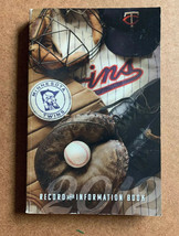 Minnesota Twins 2012 Record and Information Book MLB - £10.12 GBP