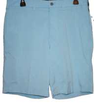 PGA Tour Alaskan Blue Heather Performance Stretch Fabric Shorts Size 32x... - £17.98 GBP