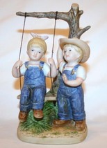 HOMCO 1985 DENIM DAYS Figurine &quot;Summer Days&quot; with Tag #8896 EUC - £19.91 GBP