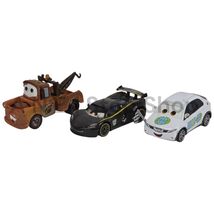 Disney Cars Lot 2 Die-Cast / 1 Plastic Lewis Hamilton, Erik Laneley &amp; To... - $9.50