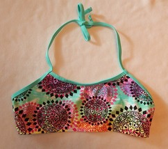 NEW Girls Breaking Waves Swimsuit Top Multicolor 50+ UPF Size: 14 NWT Retail $46 - £10.38 GBP