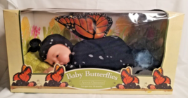 NEW: Anne Geddes Baby Butterflies FULL size Doll 15 inch sleeping baby:Free Ship - £43.95 GBP
