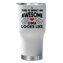 Awesome Oma Looks Like Tumbler 30oz Funny Tumblers Christmas Gift For Mom - £22.93 GBP