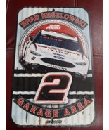 BRAD KESELOWSKI #2 MILLER LITE RESERVED PARKING NASCAR SIGN 11&quot;X17&quot; PENSKE - €5,11 EUR